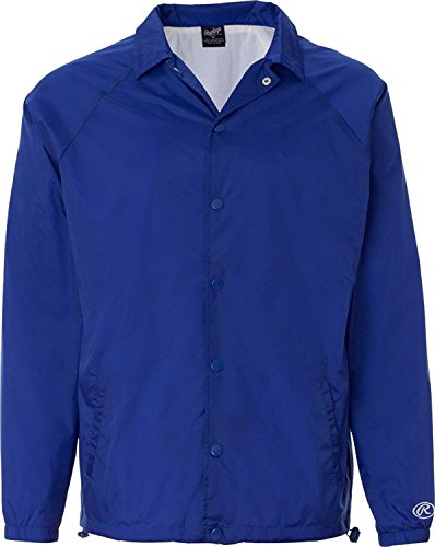 Rawlings Adult Coaches Jacket (Royal) (XS)