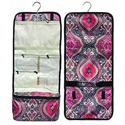 TravelNut Best Travel Stocking Stuffer for Teen Girls Under 25 Dollars Travel Vacation Must Haves for Women Best Large Pink Paisley Hangin