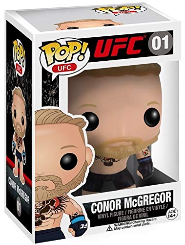 Funko Pop! UFC Ultimate Fighting - Conor McGregor #01 Vinyl Figure (Bundled  with Pop Box Protector CASE)