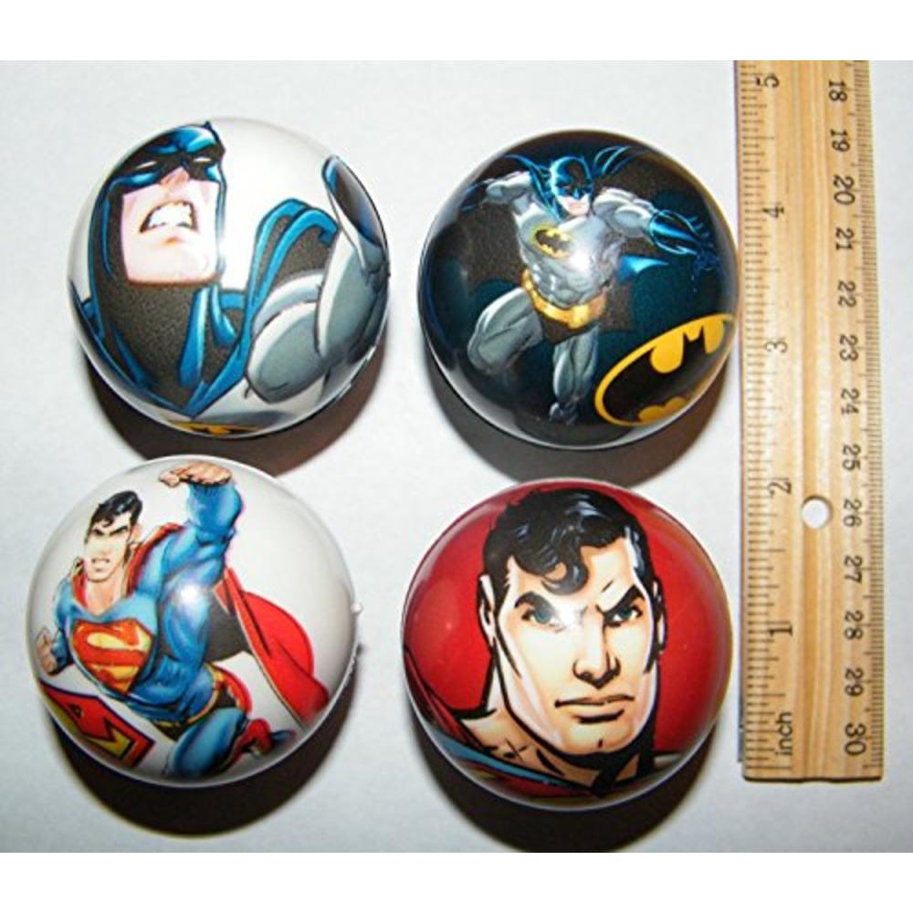 CollectsNHobbies Batman, Superman, Justice League DC Superhero Figure Soft Foam Ball Toys Collection of 12 by Super Hero