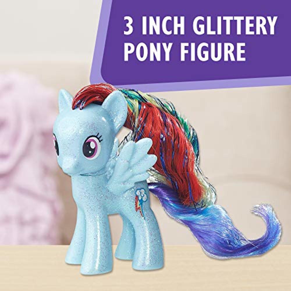 My Little Pony Rainbow Dash Toys - Glitter Pony & Equestria Girls Doll, Kids Ages 5 and Up