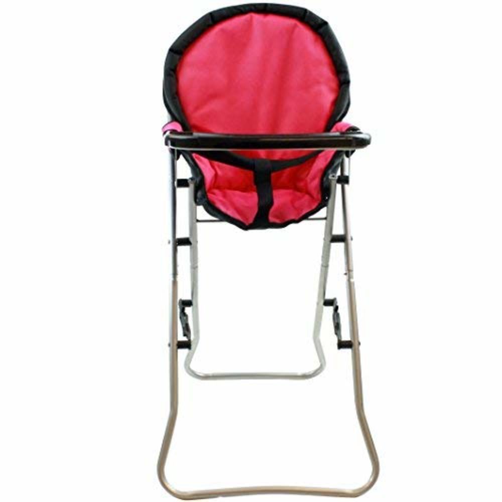 Mommy & Me Doll Collection High Chair, Pink, 25"