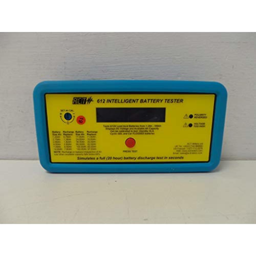 ACT METERS ACT 612 Lead Acid Intelligent Battery Tester SLA, GEL and FLOODED batteries