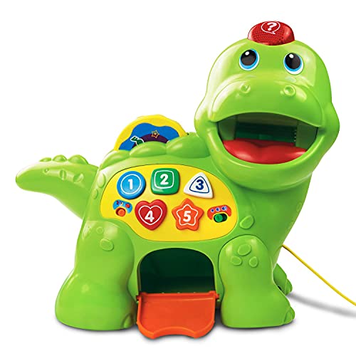Vtech Baby Feed Me Dino Musical Baby Toy With Numbers Counting Music Shapes Interactive Light Up Toy Suitable From 1 2