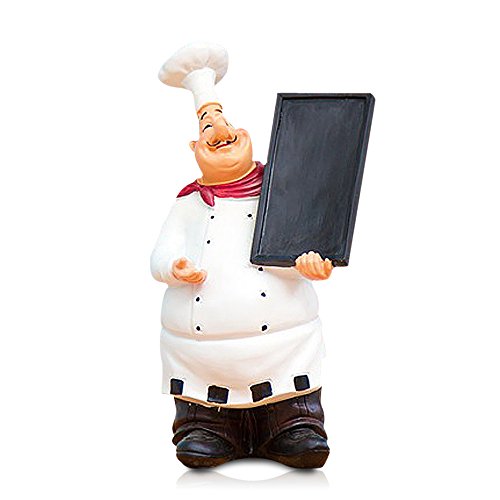 FishMM Resin Decorative Ornaments,Kitchen Decor,Cook Statue ...