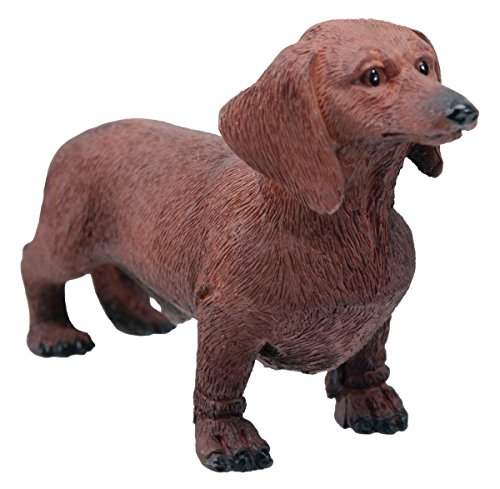 YTC Chocolate Dachshund Dog - Collectible Figurine Statue Figure Puppy