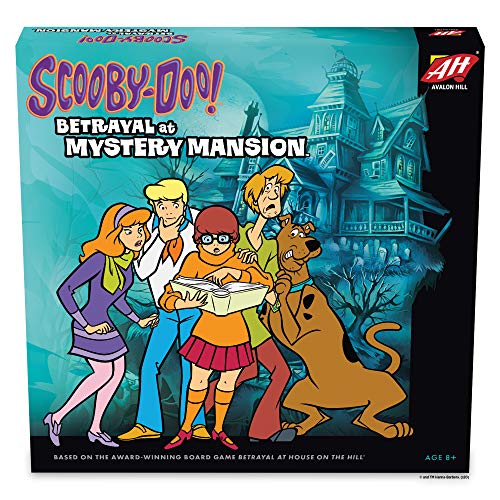 Avalon Hill Scooby Doo in Betrayal at Mystery Mansion | Official Scooby Doo + Betrayal at House on The Hill Board Game | Ages 8+