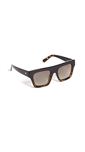 Le Specs Womens Sub Dimension Sunglasses, Black Tortoise/Khaki, One Size
