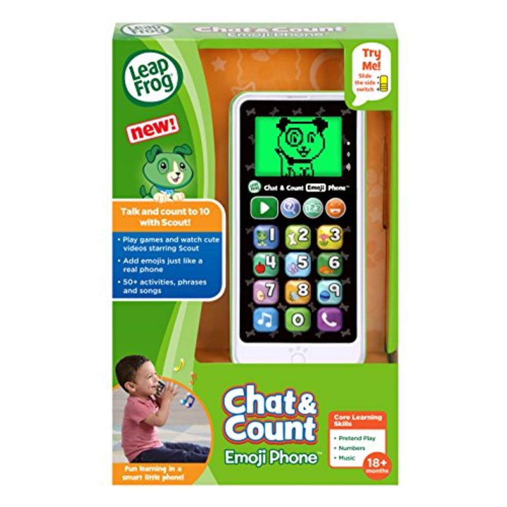 LeapFrog Chat and Count Emoji Phone, Green