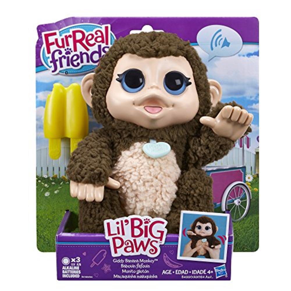 FurReal Friends Lil Big Paws Giddy Banana Monkey