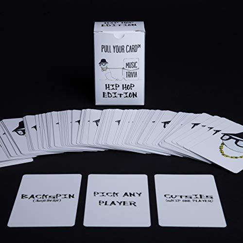 Pull Your Card Music Trivia Hip Hop Edition Multiple Choice Game