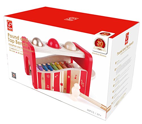 Hape - Pound and Tap Bench Music Set 30th Anniversary - 2016 LIMITED EDITION
