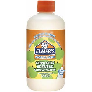 Elmer's Elmers Slime Activator  Magical Liquid for Scented Slime, Green  Apple, 8.75 oz. Bottle