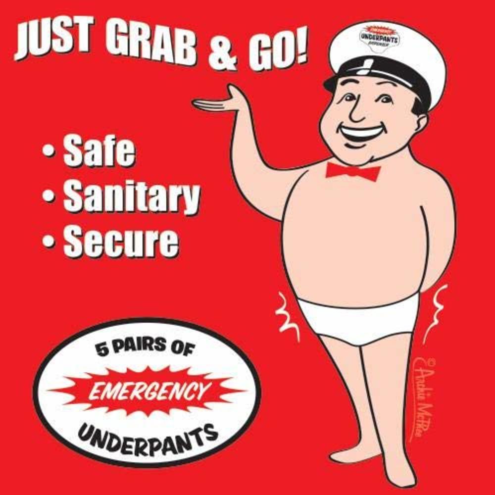 Archie McPhee Accoutrements Emergency Underpants