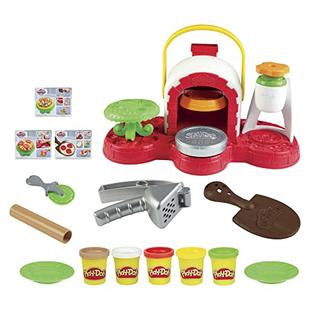 Play-Doh Stamp n Top Pizza Oven Toy with 5 Non-Toxic multiColours