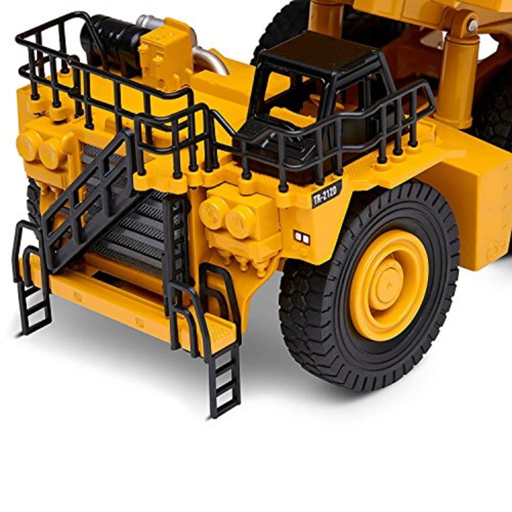 Top Race Diecast Heavy Metal Construction Toy Tractor 1:40 Scale (Dump Truck)