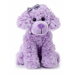 The Petting Zoo Scruffy Dog Stuffed Animal, Gifts for Girls, Purple Dog Plush Toy, 11 Inches