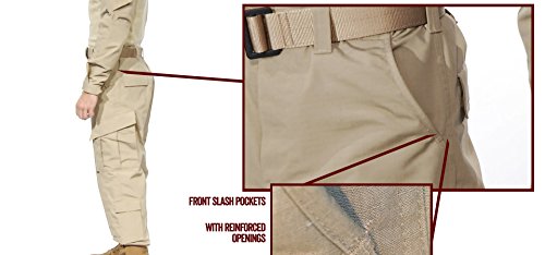 Tru-Spec Mens Tactical Response Uniform Pant, Khaki, Small Short