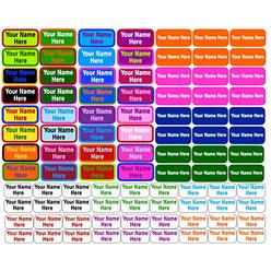 Glibins 1 Waterproof Stick On Clothing Labels Print your name ...