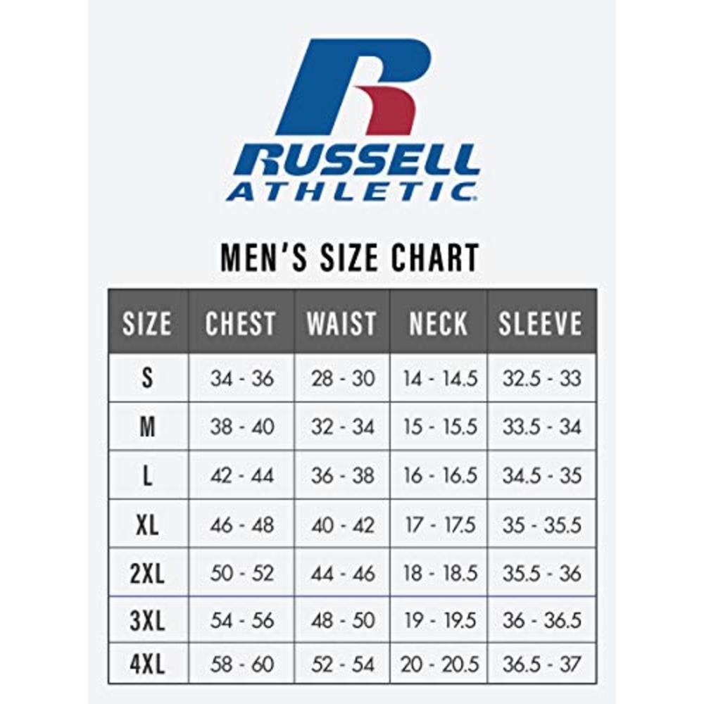 Russell Athletic Mens Dri-Power Open Bottom Sweatpants with Pockets, Oxford, Medium