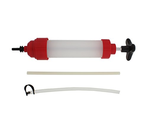 ABN Automotive Fluid Transfer Hand Pump Syringe Bottle ? Transmission, Brake, Steering, Differential Extractor Dispenser