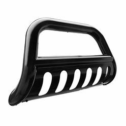 BETTER AUTOMOTIVE 3" Black Bull BAR Compatible with 2016-2022 Toyota Tacoma Front Bumper Push BAR Brush Guard Grille Guard