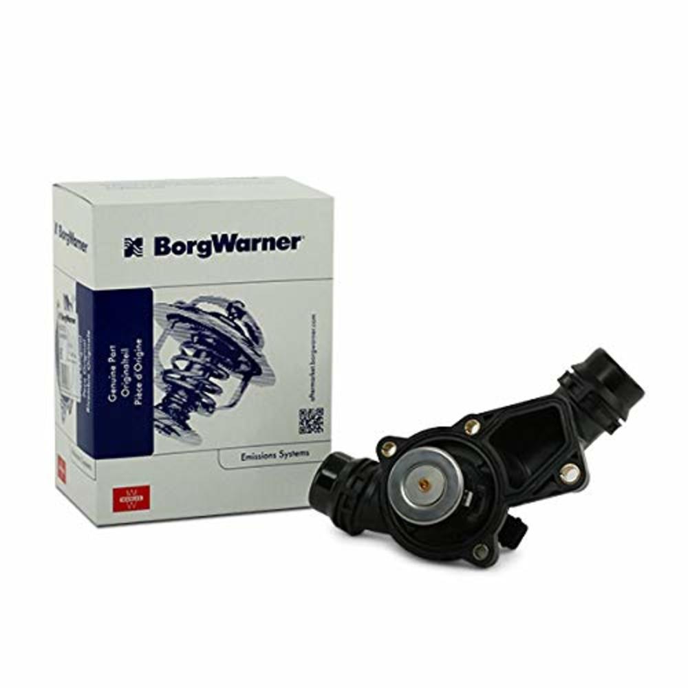 Borg Warner / Wahler BMW Engine Coolant Thermostat + Housing + Sensor + Gasket Wahler OEM 4326.97D