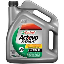 Castrol 10W40 Actevo X-tra 4T Motorcycle Oil - 1 Gallon 3166 (packagin may vary)