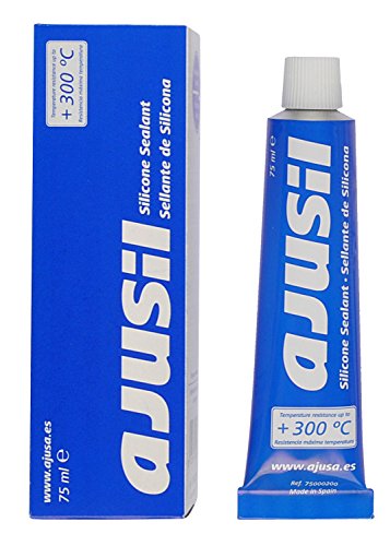 CRP Automotive Ajusa 75000200 Ajusil Silicone Gasket Maker and Sealant for Water Pumps, Oil Pans, Timing and Valve Covers, and More - Oil, Gas,