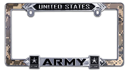 ELEKTROPLATE United States 3D Army License Plate Frame