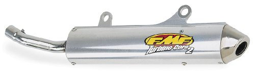 FMF Racing TurbineCore 2 Spark Arrestor Silencer , Color: Natural, Material: Aluminum 020362