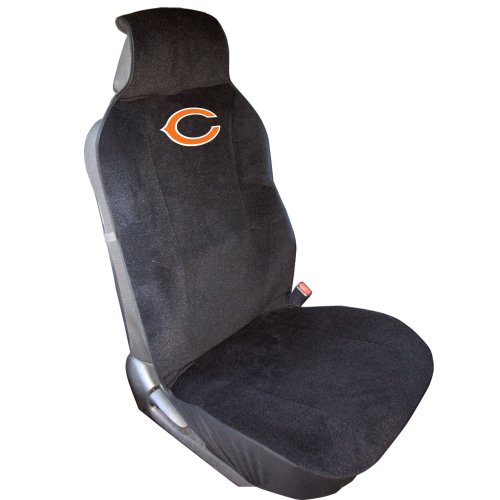 Fremont Die NFL Chicago Bears Car Seat Cover, Standard, Black/Team Colors
