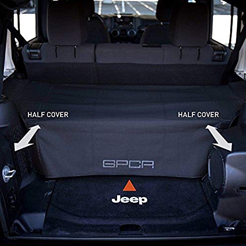GPCA Cargo Cover LITE PLUS for Wrangler JK 4DR Sport/ Sahara/ Rubicon/ Freedom Unlimited 2007-2018 models (UPGRADED),Patented