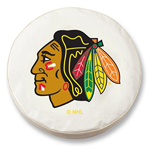 Holland Bar Stool 37 x 12.5 Chicago Blackhawks Tire Cover by the Holland Bar Stool Co.
