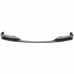 IKON MOTORSPORTS Front Bumper Lip Compatible With 2011-2016 BMW F10 5 Series, Black PU Front Lip Finisher Under Chin Spoiler Add On by IKON MOTOR