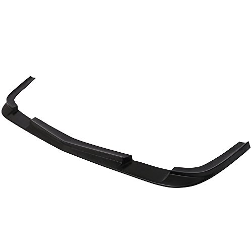 IKON MOTORSPORTS Front Bumper Lip Compatible With 1997-2004 Chevy Corvette C5, ZR1 Style Black PU Front Lip Finisher Under Chin Spoiler Protector