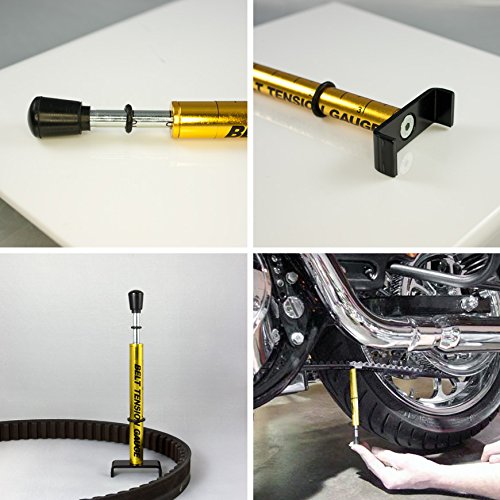 KiWAV Belt Tension Gauge - after Belt Replacement, Adjustment or Wheel Service - Universal, also for compatible for Harley-David