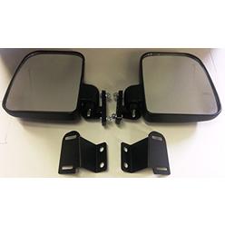 Maverick Advantage Side View Mirror Set Fits Polaris Ranger 570 2015+ Lock N Ride Cab Frame (NOT FOR ROUND ROLL BARS)