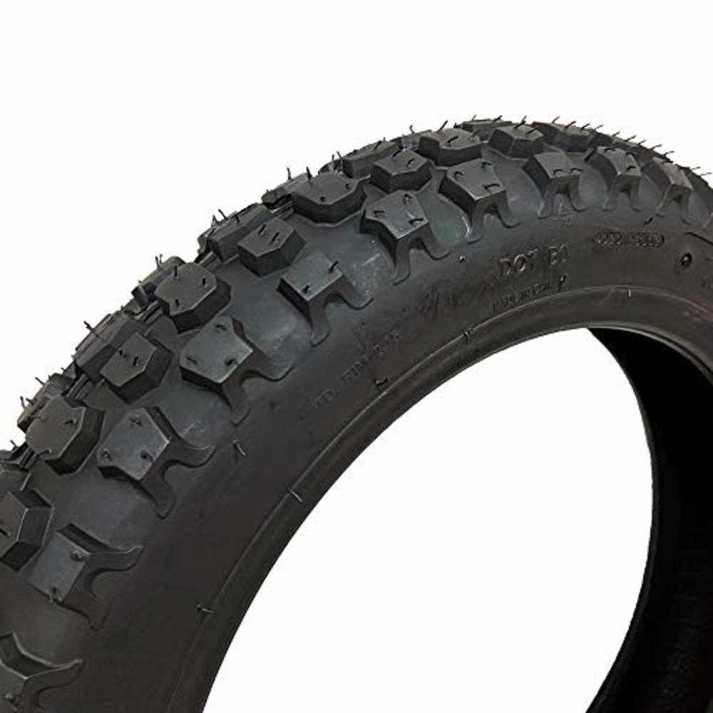 MMG Set of 2 Knobby Tire 3.00-10 Front or Rear Trail Off Road Dirt Bike Motocross Pit