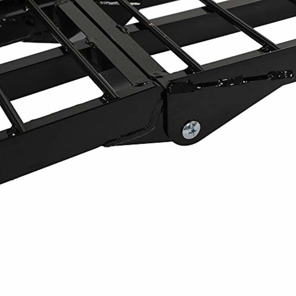 Motorhot 9 ft Portable Aluminum Folding Dual fit for UTV ATV Loading Ramps Truck Ramp Pair - Black,1200Lb