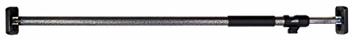 PROGRIP 900902 Adjustable Cargo Bar for Pick-Up Truck Cargo Tie Down and Transport: Twist and Lock, 40"- 72" Wide,Grey