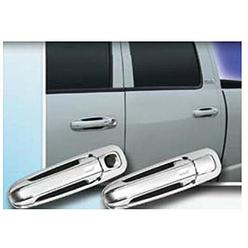 QAA fits 2002-2008 Dodge RAM 8 Piece Chrome Plated ABS Plastic Door Handle Cover Kit DH42935