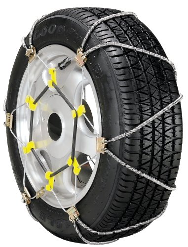 Security Chain Company SZ497 Super Z8 8mm Commercial and Light Truck Tire Traction Chain - Set of 2, Regular
