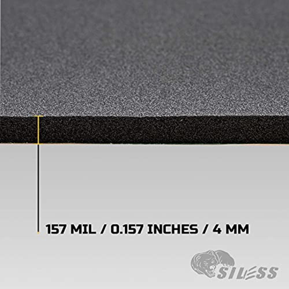 Siless Liner 157 mil (4 mm) 36 sqft Sound Deadening mat - Sound Deadener Mat - Car Sound Dampening Material - Sound dampener - S