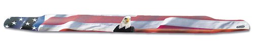 Stampede 2149-30 Vigilante Premium Series Hood Protector with American Flag With Eagle Pattern