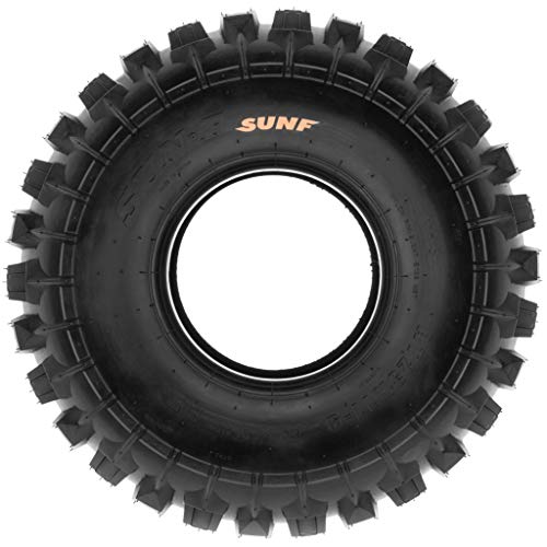 SunF Pair of 2 SunF XC ATV UTV Knobby Sport Tires 22x10-9,6 PR Tubeless A027