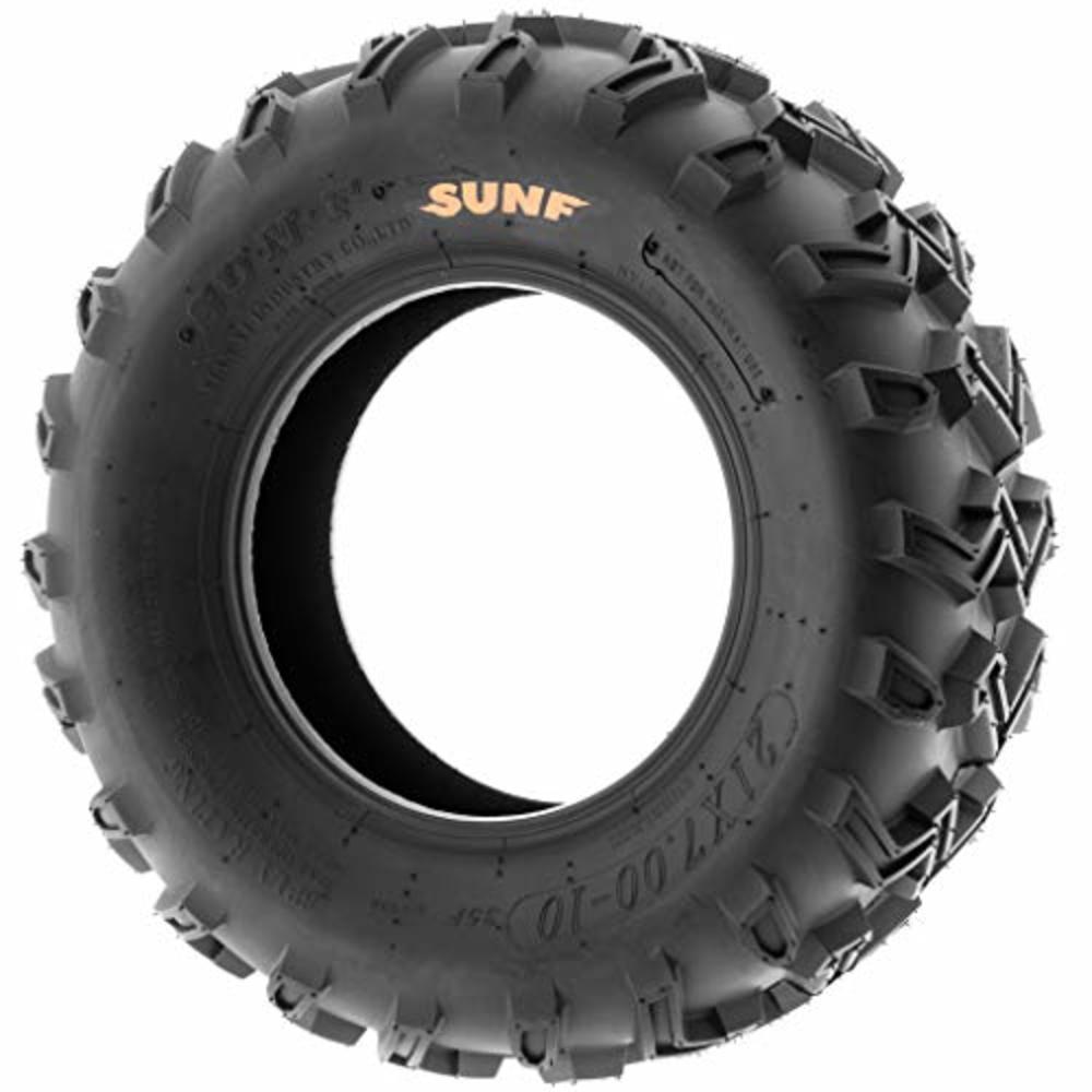SunF 24x11-10 Off-Road ATV UTV Tires 6 Ply, (Set Pair of 2)