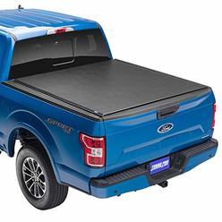 Tonno Pro Lo Roll, Soft Roll-up Truck Bed Tonneau Cover | LR-2005 | Fits 2002 - 2008 Dodge Ram 1500/2500/3500 6 Bed (78") , Blac