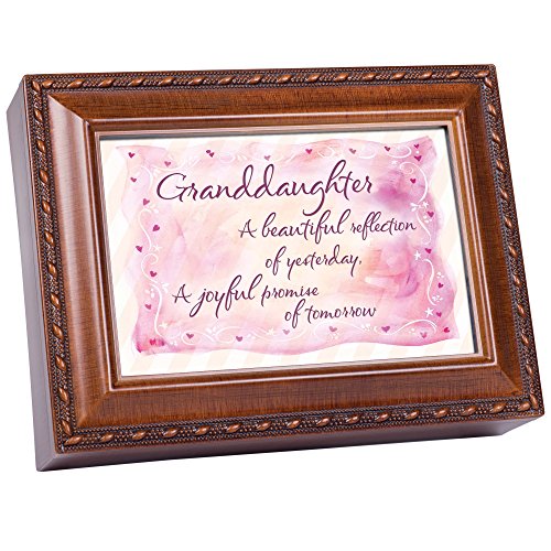 Cottage Garden Granddaughter Reflection Woodgrain Traditional Music Boxâ??You are my Sunshine