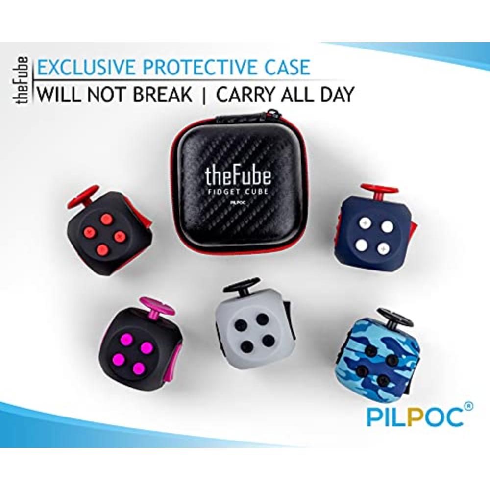 Pilpoc Thefube Fidget Cube Premium Quality Fidget Cube With Exclusive Protective Case Stress Cube Stress Relieve Pilpoc Thefube Fidget Cube Premium Quality Fidget Cube With Exclusive Protective Case Stress Cube Stress Relieve